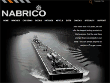 Tablet Screenshot of nabrico-marine.com